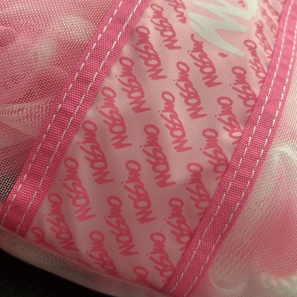 NWT Mossimo 6 shower Loofahs with travel bag Pink 💕🛍️💕🛍️💕 - Picture 7 of 8